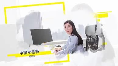 素雅中国风图片展示视频AE模板视频的预览图
